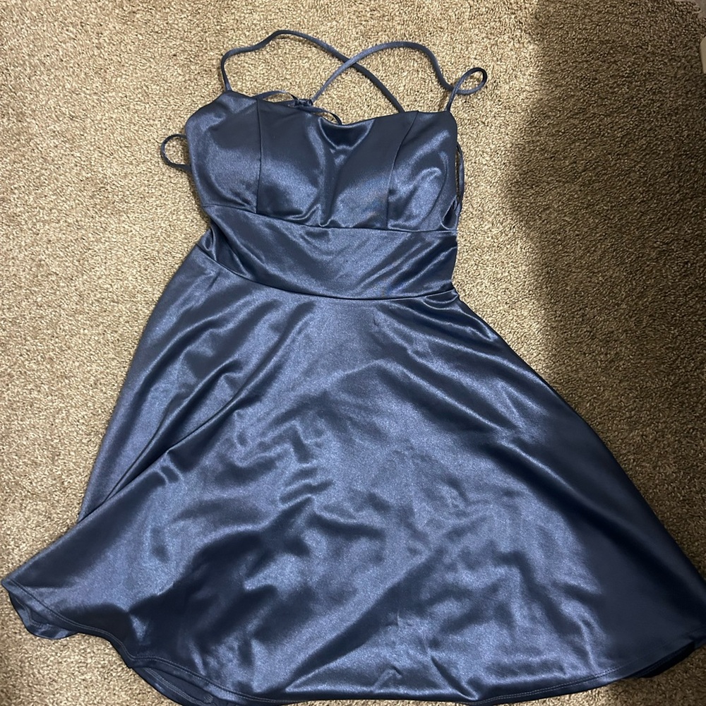 Windsor Navy Blue Mini Dress